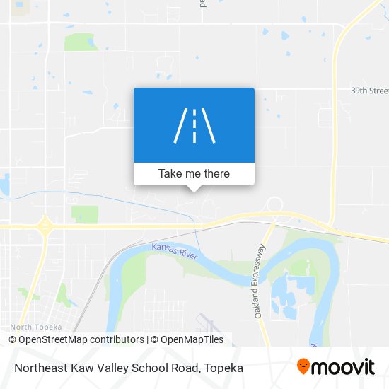 Mapa de Northeast Kaw Valley School Road