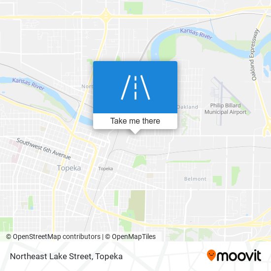 Northeast Lake Street map