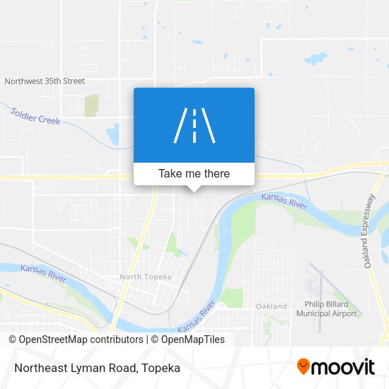 Northeast Lyman Road map