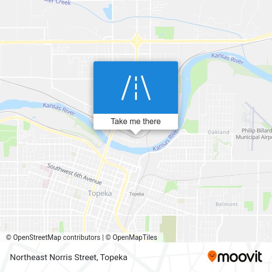 Northeast Norris Street map