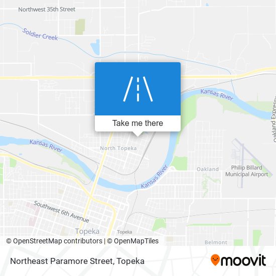Northeast Paramore Street map