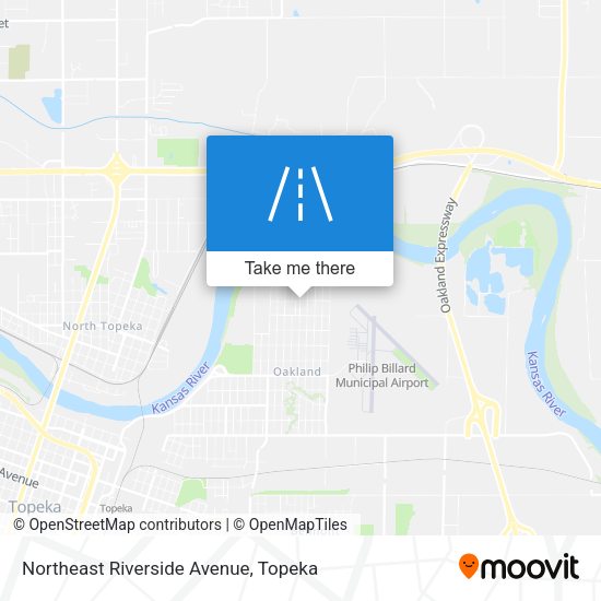 Northeast Riverside Avenue map