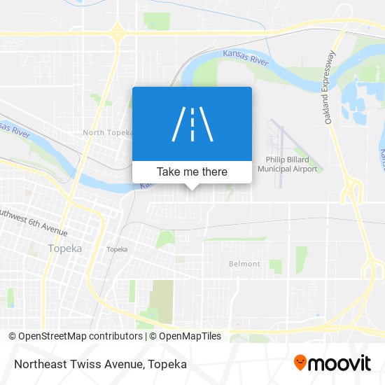 Northeast Twiss Avenue map