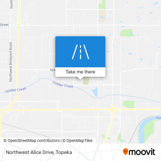 Northwest Alice Drive map