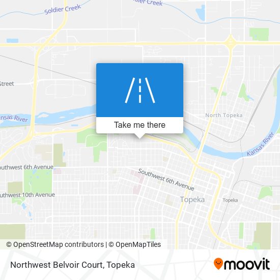 Northwest Belvoir Court map