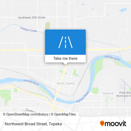 Northwest Broad Street map