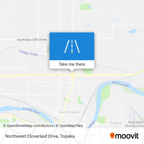 Northwest Cloverleaf Drive map