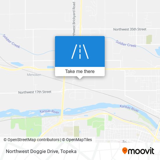 Mapa de Northwest Doggie Drive