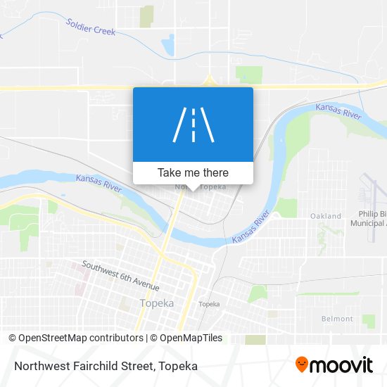 Northwest Fairchild Street map