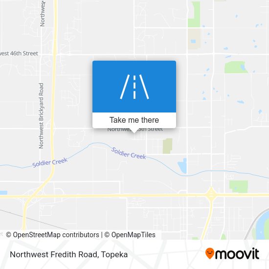 Northwest Fredith Road map