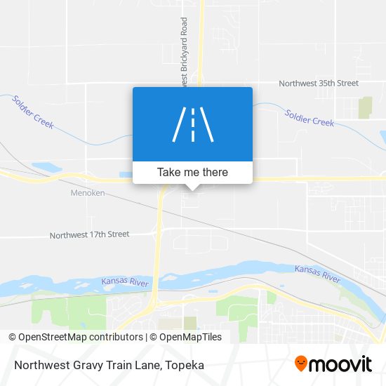 Mapa de Northwest Gravy Train Lane