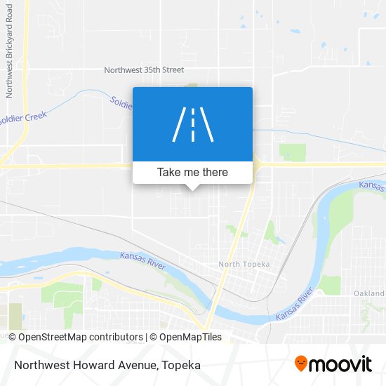 Northwest Howard Avenue map