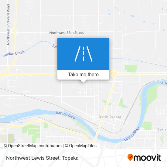Northwest Lewis Street map