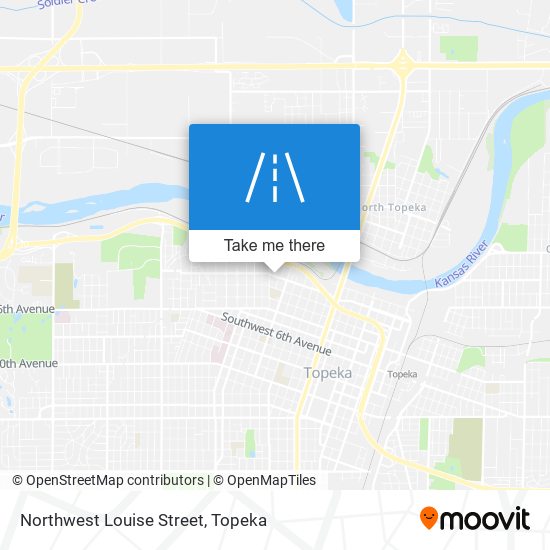 Northwest Louise Street map