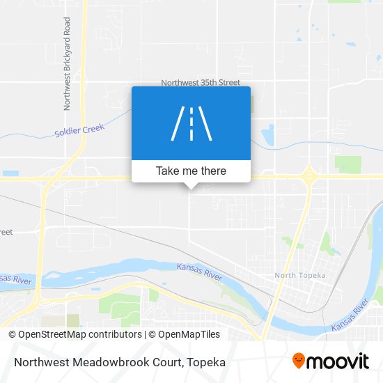 Northwest Meadowbrook Court map