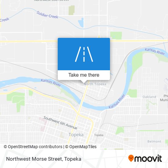 Northwest Morse Street map