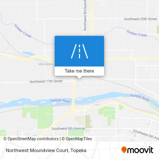 Northwest Moundview Court map