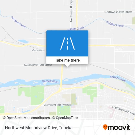 Northwest Moundview Drive map