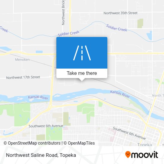Mapa de Northwest Saline Road