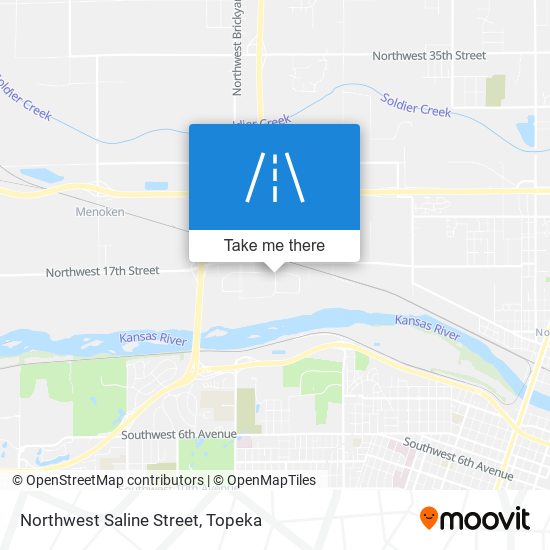 Mapa de Northwest Saline Street