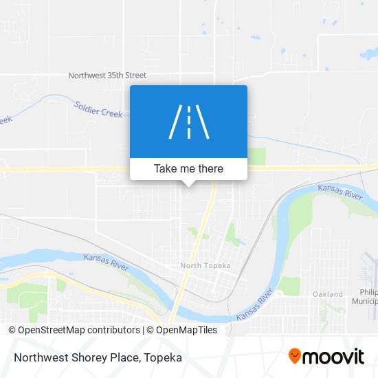 Northwest Shorey Place map