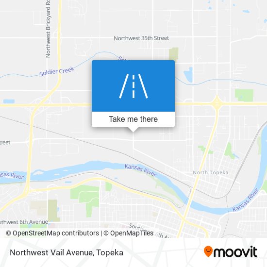 Mapa de Northwest Vail Avenue