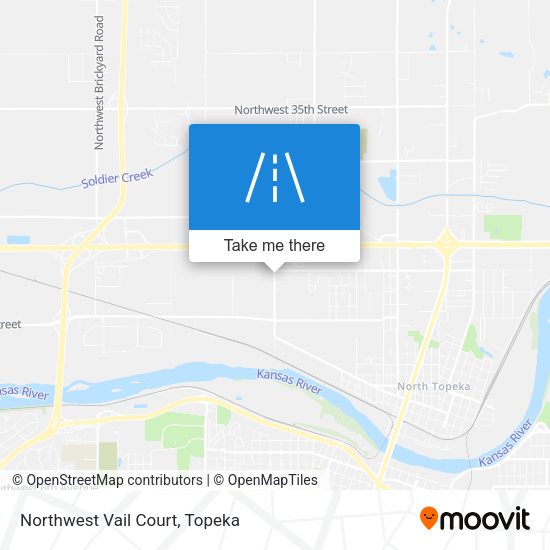 Northwest Vail Court map