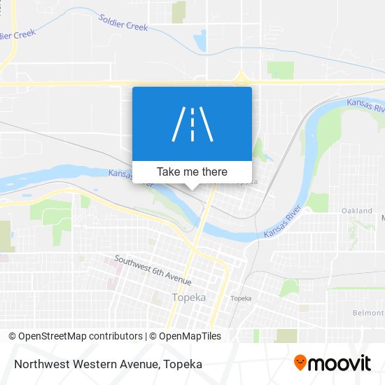 Mapa de Northwest Western Avenue