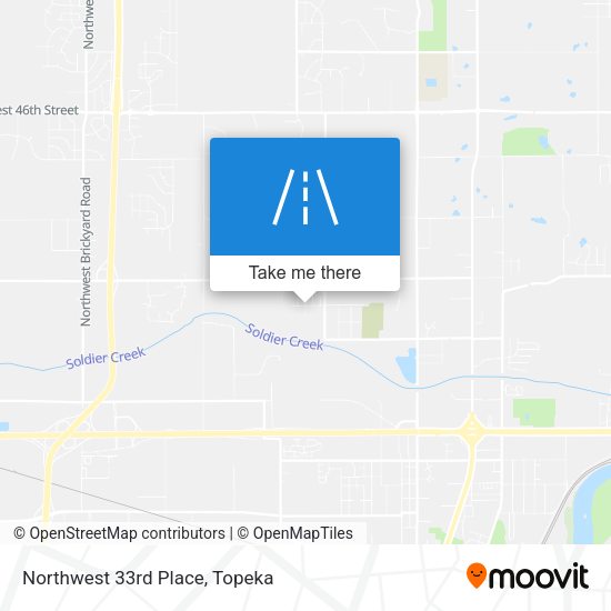 Northwest 33rd Place map