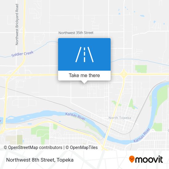 Northwest 8th Street map