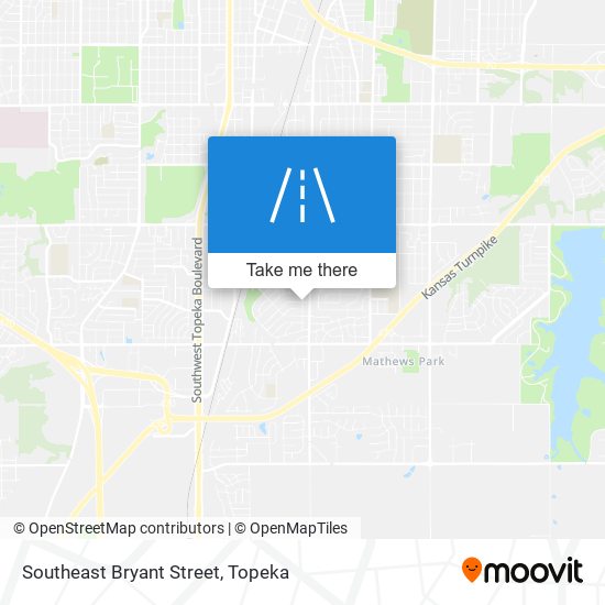 Southeast Bryant Street map