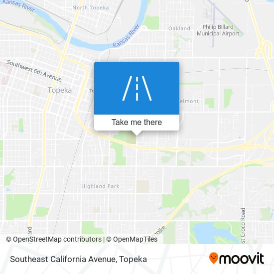Southeast California Avenue map