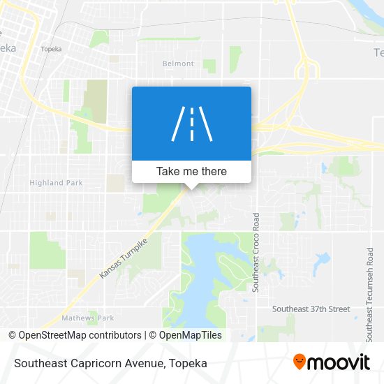 Mapa de Southeast Capricorn Avenue