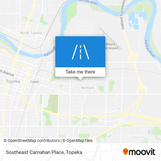 Southeast Carnahan Place map