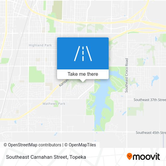 Southeast Carnahan Street map