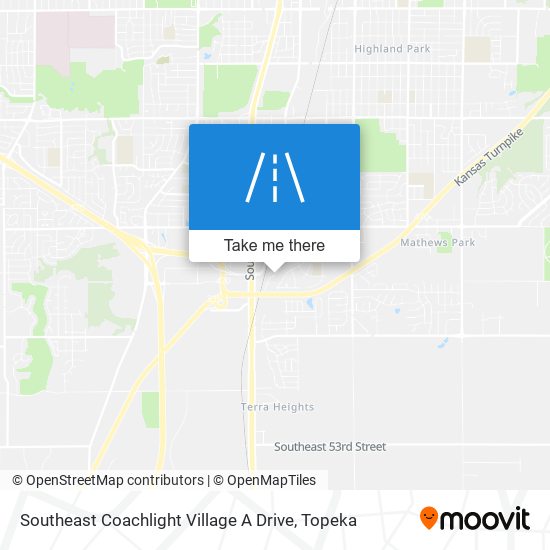 Southeast Coachlight Village A Drive map