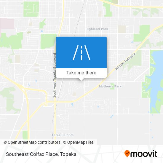 Southeast Colfax Place map