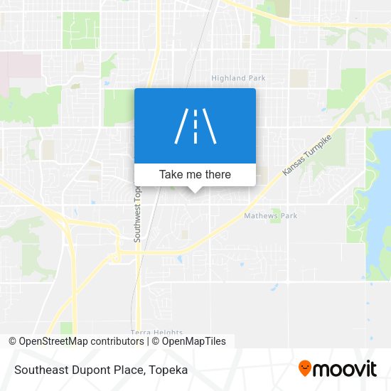 Southeast Dupont Place map