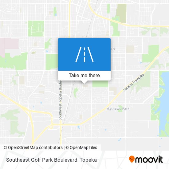 Southeast Golf Park Boulevard map