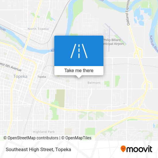 Southeast High Street map