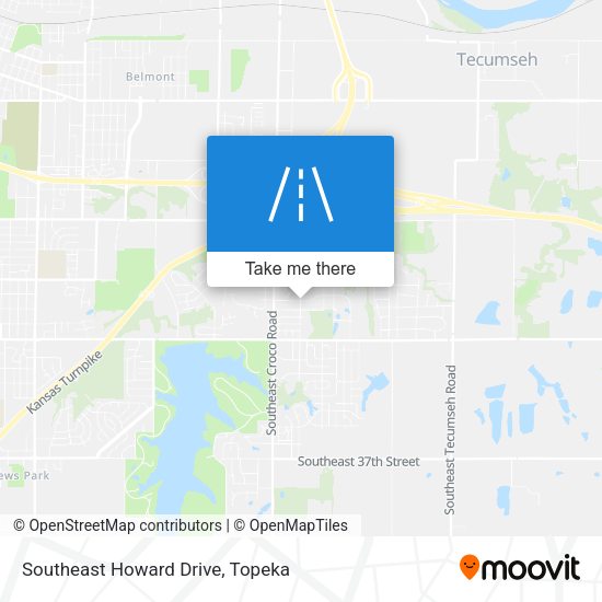 Southeast Howard Drive map