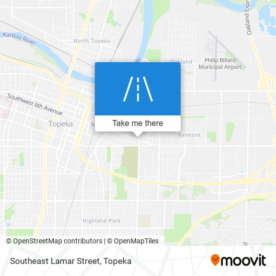 Southeast Lamar Street map