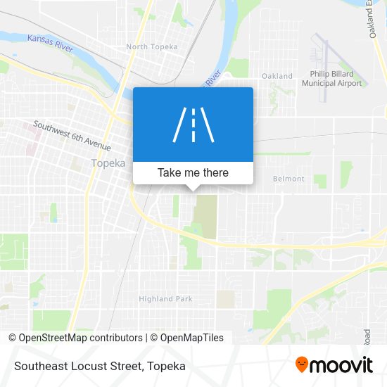 Southeast Locust Street map