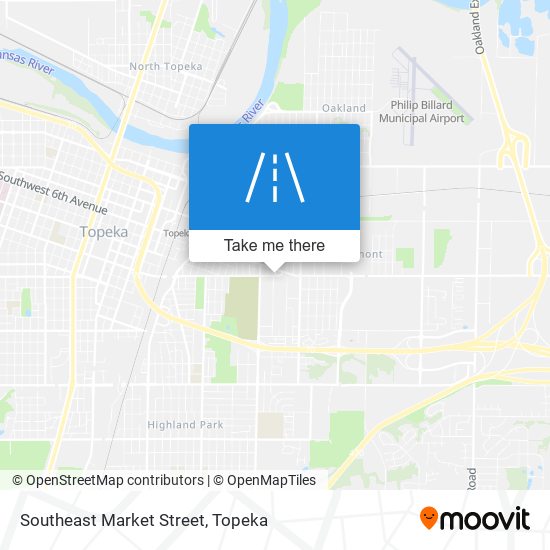 Southeast Market Street map