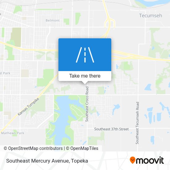 Southeast Mercury Avenue map