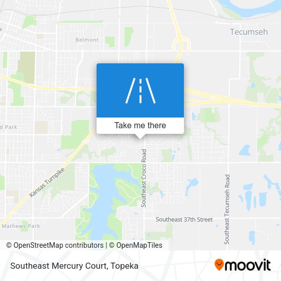 Mapa de Southeast Mercury Court