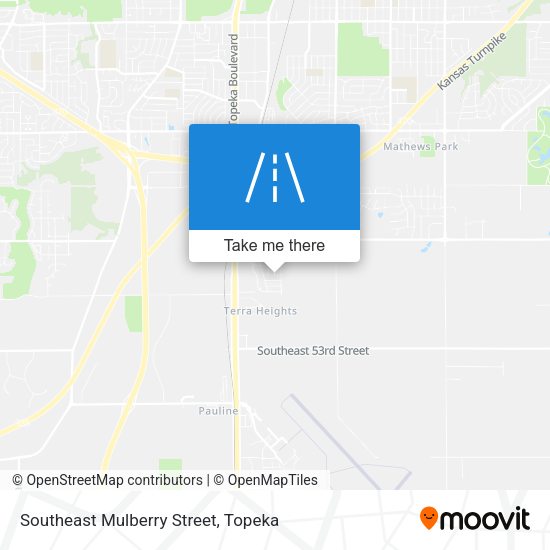 Southeast Mulberry Street map