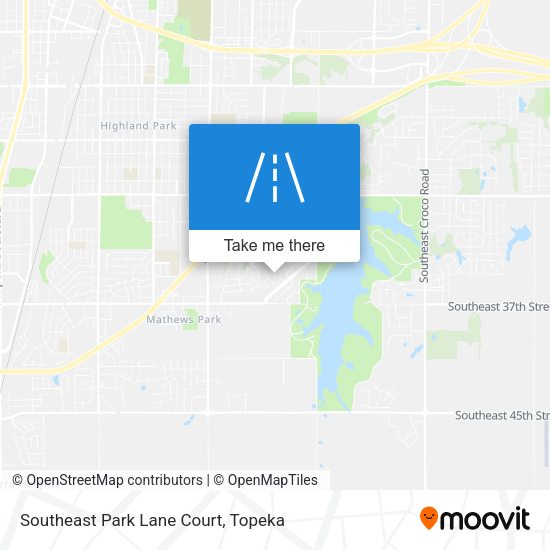 Southeast Park Lane Court map
