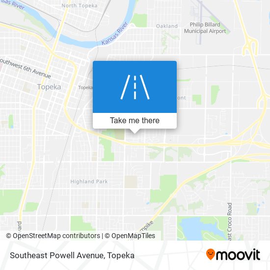 Mapa de Southeast Powell Avenue