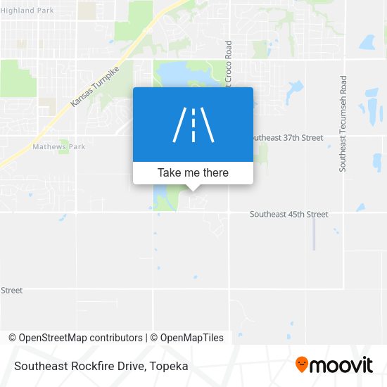 Southeast Rockfire Drive map